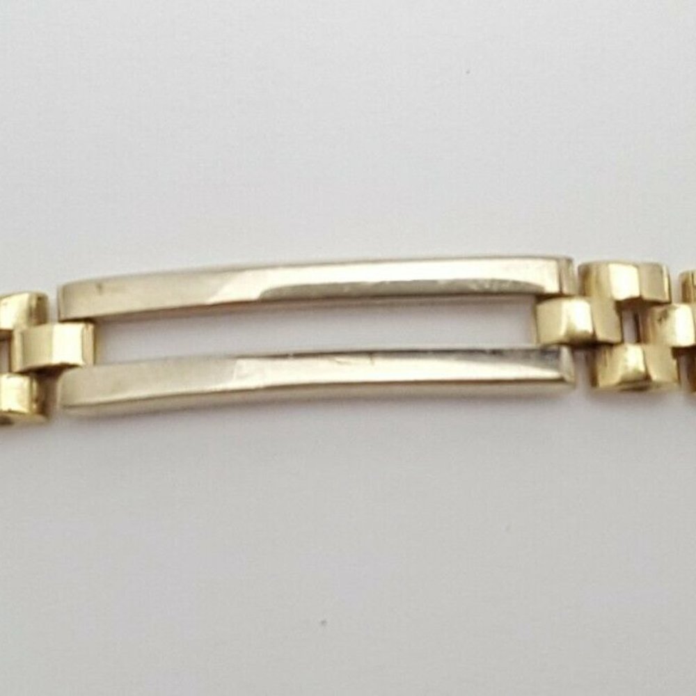 Unique 14k Two Tone Multi Tone Solid Yellow Gold … - image 7